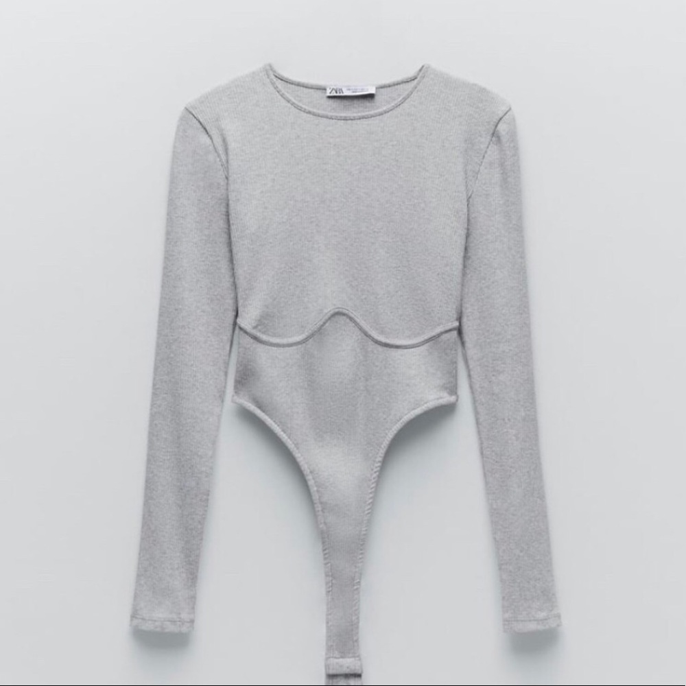 Zara ribbed bodysuit